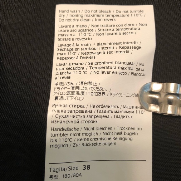 Valentino Red , black flocking over pale  pink and and  black skirt - Picture 3 of 7